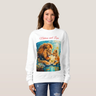 Lejona Lioness vild katt naturen kärlek T Shirt