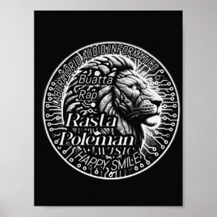 Lejona Ljud Wall Art Art Poster