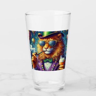 Lejona/Louisiana Mardi Gras Glaskopp