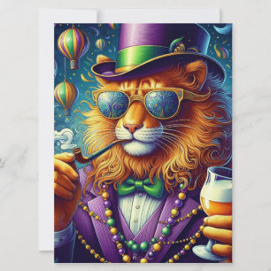 Lejona/Louisiana Mardi Gras Julkort