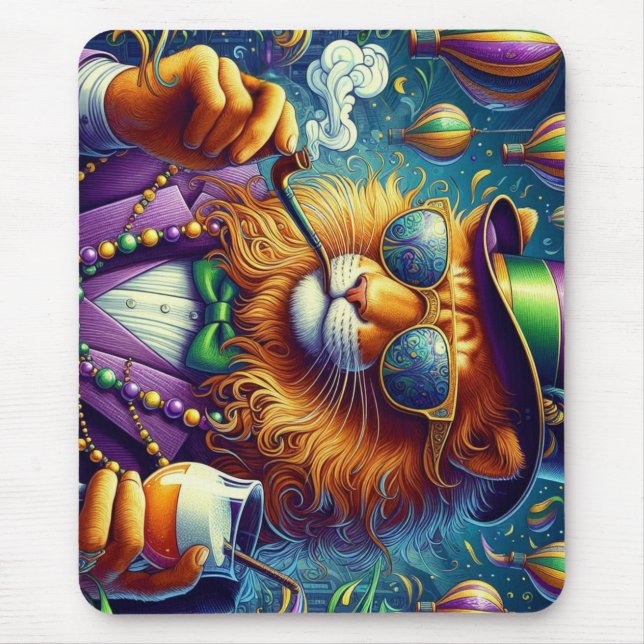 Lejona/Louisiana Mardi Gras Musmatta (Framsidan)