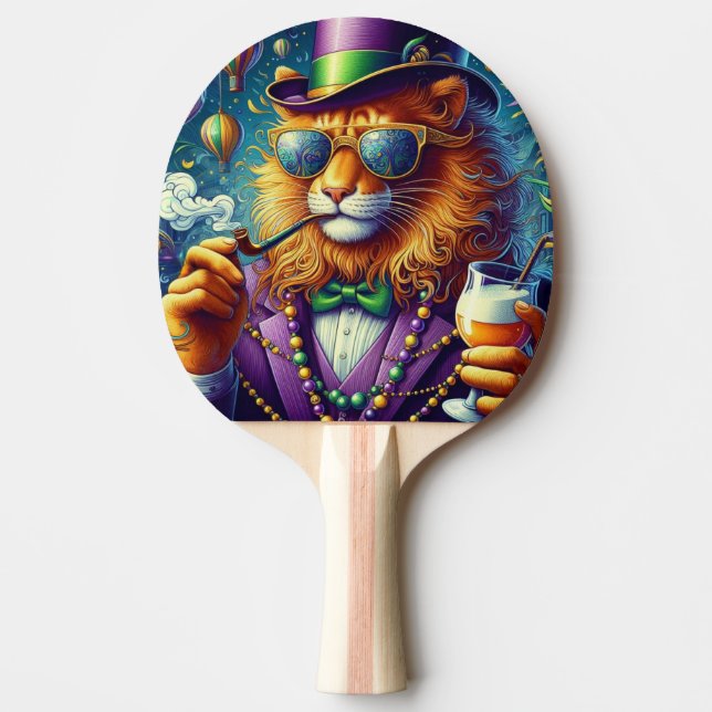 Lejona/Louisiana Mardi Gras Pingisracket (Framsidan)