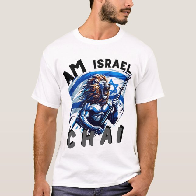 Lejona Manarna Israel Solidarity Basic T-Shirt (Framsida)