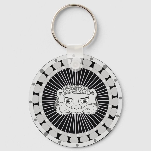 Lejona nyckelkedjan silver nyckelring (Framsida)