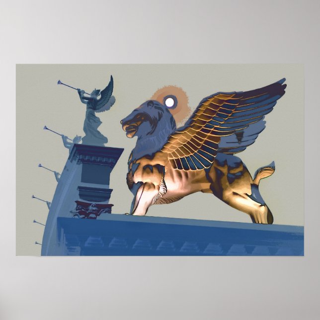 Lejona och Änglar Poster (Framsidan)