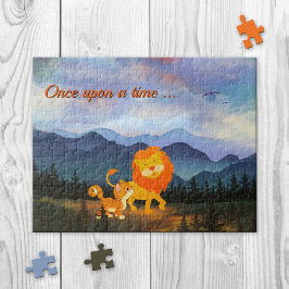 Lejona och Kattunge Fantasy Fairy Tale Puzzle Pussel