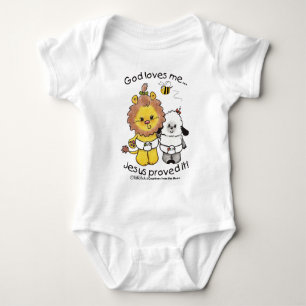 Lejona och Lamb Spädbarn Tee
