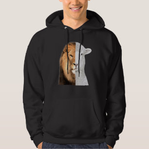Lejona och lampa hoodie