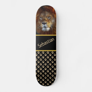 Lejona och Tass avtryck Mini Skateboard Bräda 18,5 Cm