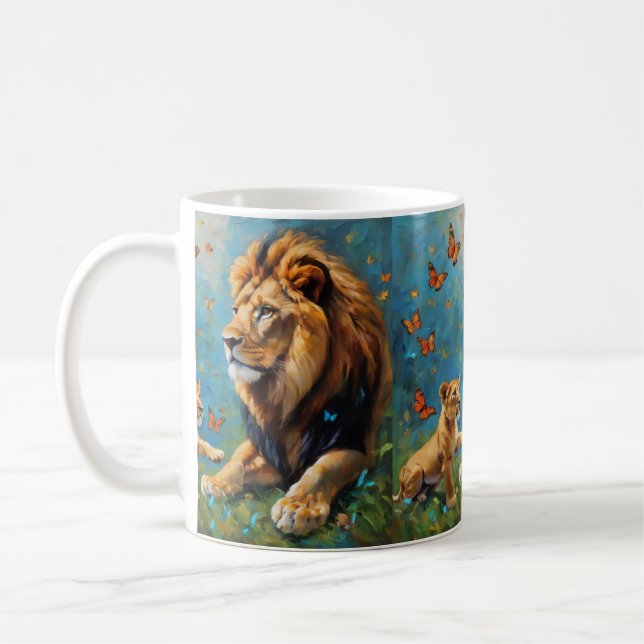 Lejona och Unge Kaffemugg (Vänster)