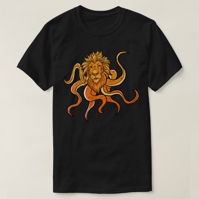 Lejona Octopus T Shirt (Design framsida)