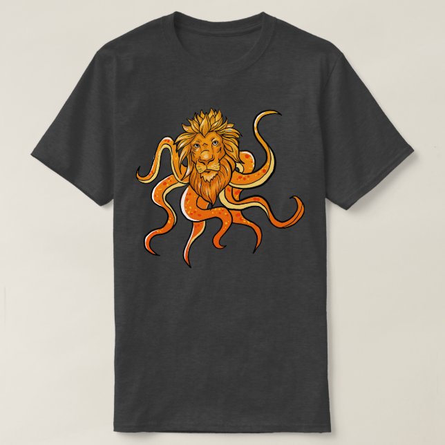 Lejona Octopus T Shirt (Design framsida)