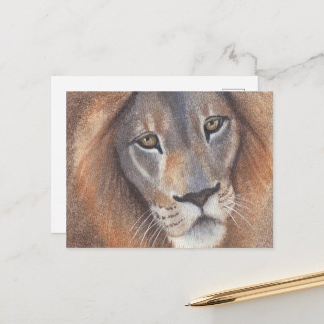 Lejona Ögon Vykort (Fram/Back In Situ)