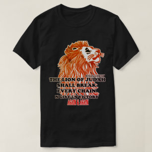 Lejona på Judah Christian T Shirt-stammen Shirt