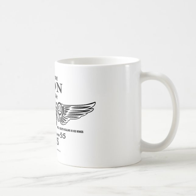 Lejona på Judah Coffee Mugg (Höger)