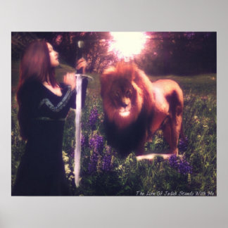 Lejona på Judah Stands med mig Poster