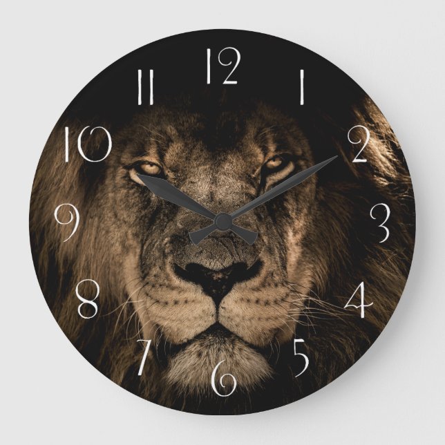 Lejona porträtt i Afrika Stor Klocka (Framsida)