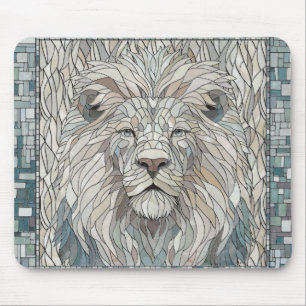 Lejona Porträtt Mosaic Art Musmatta
