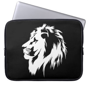 Lejona Porträtt (vit) Laptop Fodral