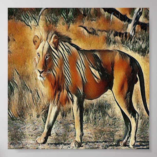 Lejona promenader i buskarna poster (Framsidan)