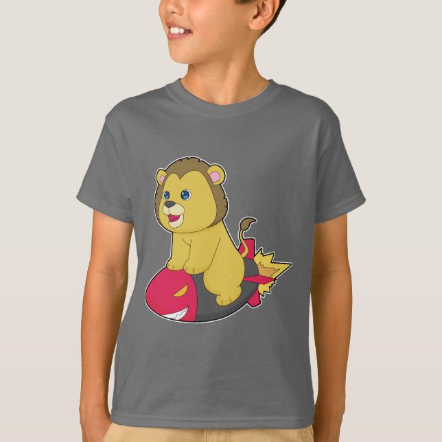 Lejona raketen t shirt (Framsida)