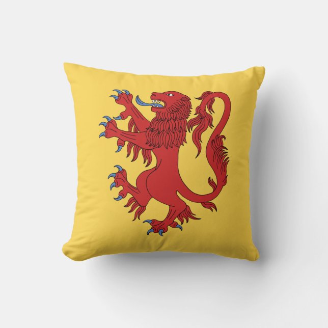 Lejona Rampant Gules Kudde (Framsida)