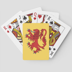 Lejona Rampant Gules Spelkort