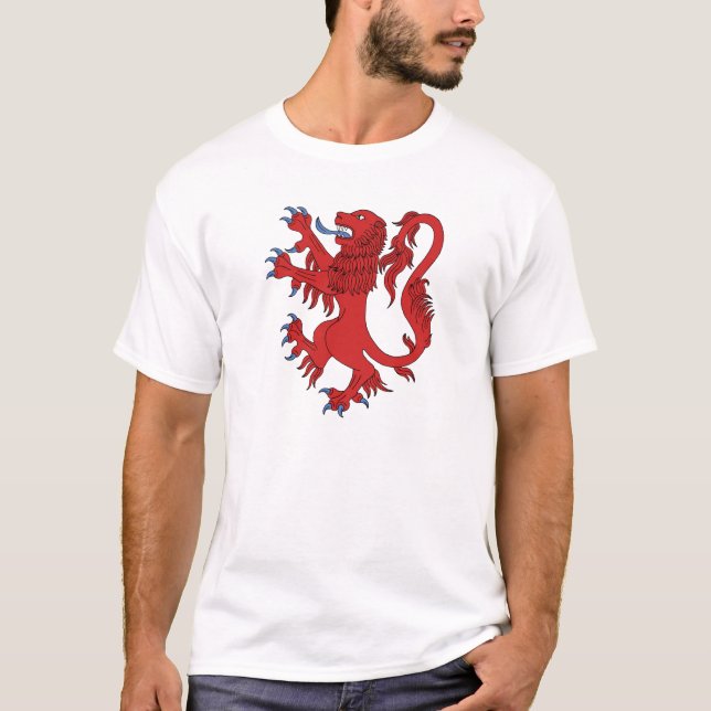 Lejona Rampant Gules T Shirt (Framsida)