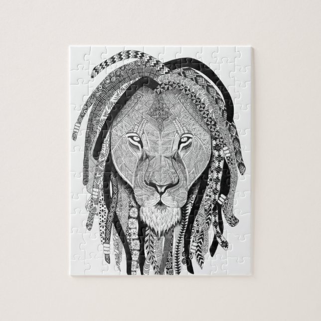 Lejona Rasta Pussel (Vertikal)
