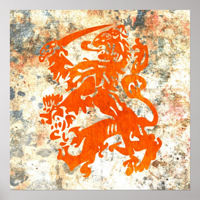 Lejona Republiken Nederländerna Poster (Framsidan)