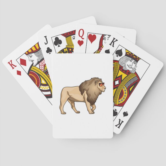 Lejona solglasögon casinokort (Baksidan)