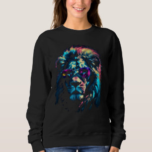 Lejona solglasögon Lejona färgade djur, Motif Zoo T Shirt