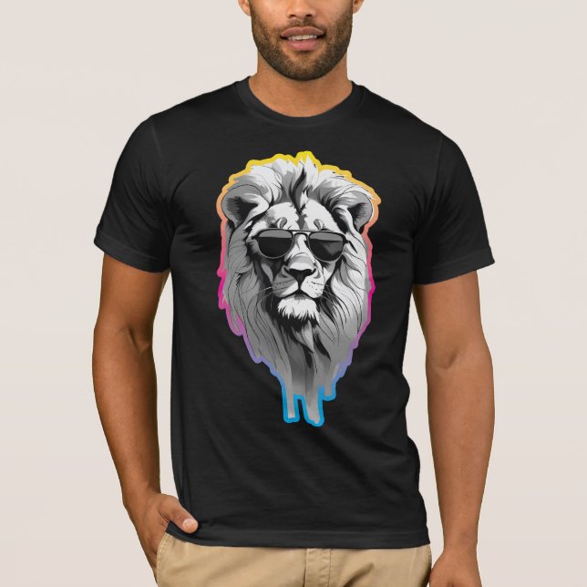 lejona solglasögon t shirt (Framsida)