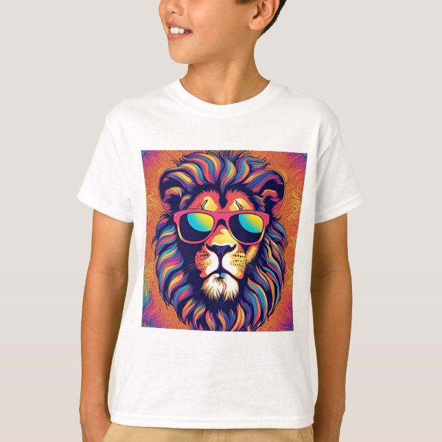 Lejona solglasögon t shirt (Framsida)