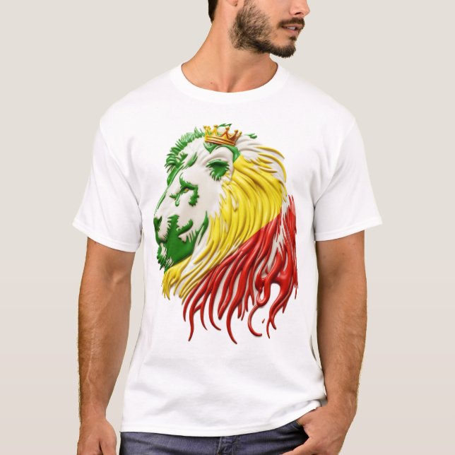 LEJONA STIL JAMAICAN KUNG T SHIRT (Framsida)