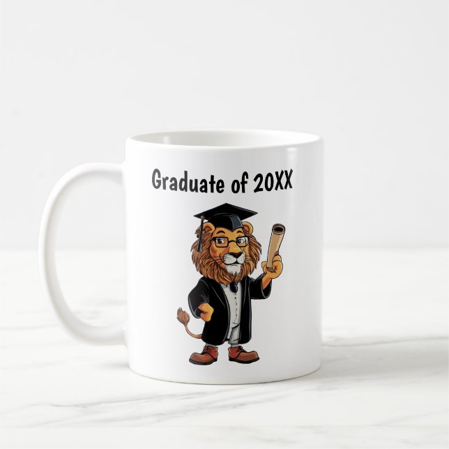 Lejona Studenten Personligen Kaffemugg (Vänster)