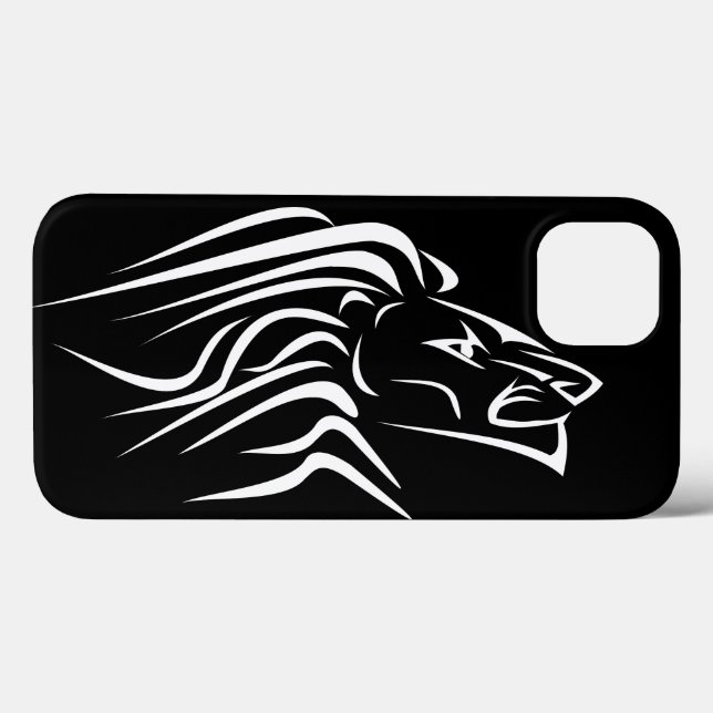 Lejona Svarta iphone case eller Välj Färg (Baksida (horisontell))