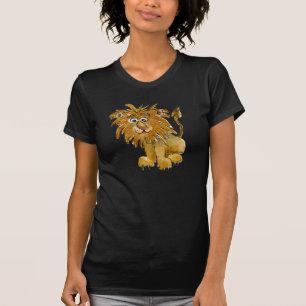 Lejona T-Shirt-tecknader och skidgåvor Tröja
