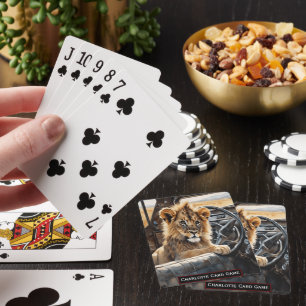 Lejona Unge First Ride Monogram-ungar Gamla malign Casinokort