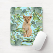 Lejona Unge-Grönten Forest Jungle Cute Teal