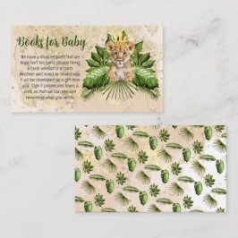 Lejona Unge Tropical Baby Shower Bokar för Baby Tilläggskort