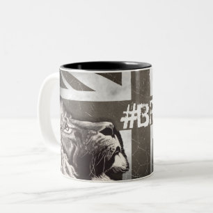Lejona unionen Jack #Brexit Två-Tonad Mugg