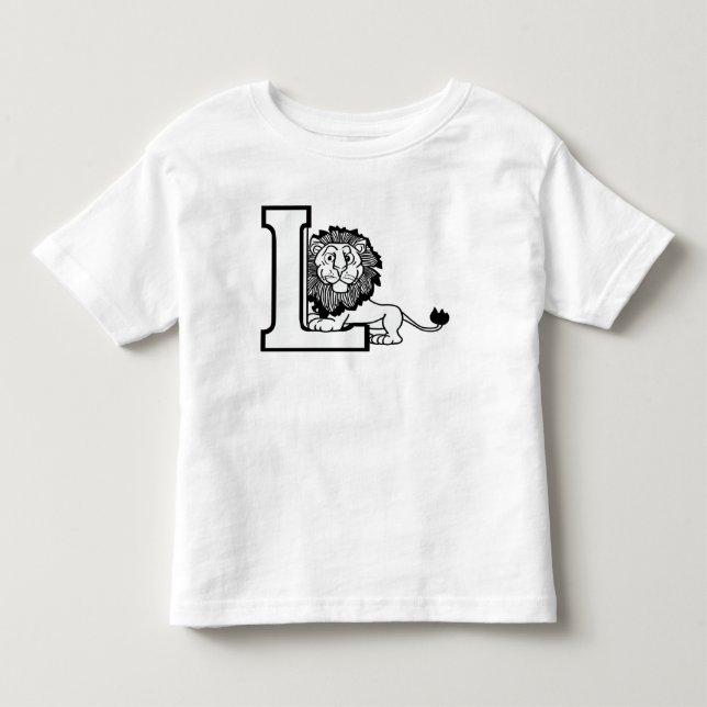 Lejona uppspelningsmöten med Brev L T Shirt (Framsida)