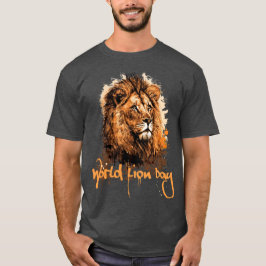 Lejona världsdagen t shirt