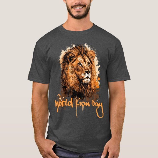 Lejona världsdagen t shirt (Framsida)