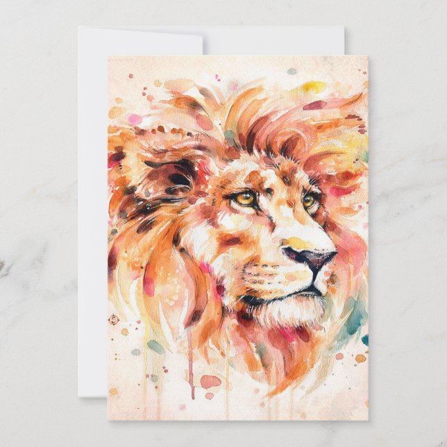 Lejona Vatten Lejon konst | Wonderful Gift (Framsida)