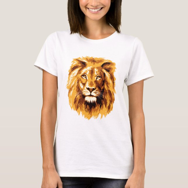 Lejonansikte T Shirt (Framsida)