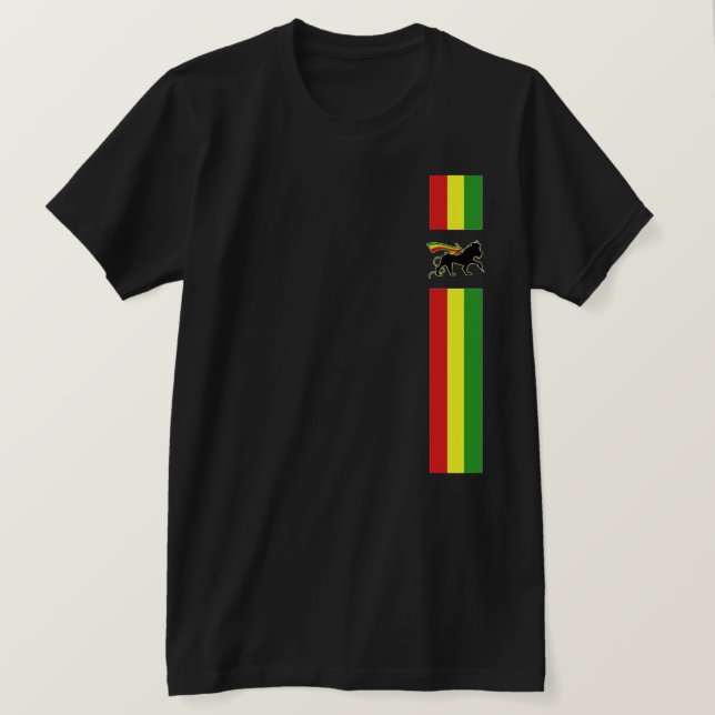 Lejonare för Judah - Rasta T Shirt (Design framsida)