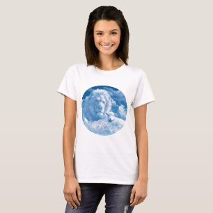 Lejonare och lamm i molnen t shirt