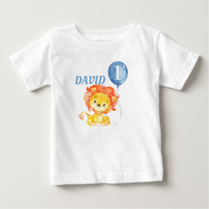 Lejonare safari Jungle Blue Pojke T Shirt